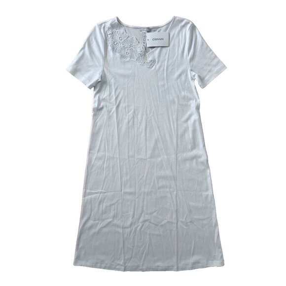 Hanro Naila Floral Lace White Nightgown ( XS ) - Picture 3 of 4